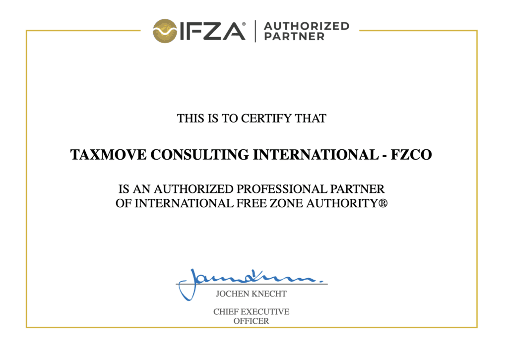 IFZA Authorized Partner, benefit from zero taxes in Dubai