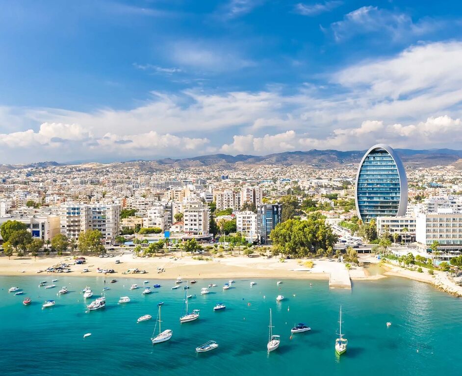 Cityscape of Cyprus, an attractive tax-friendly country for expats under the Non-Dom tax regime.