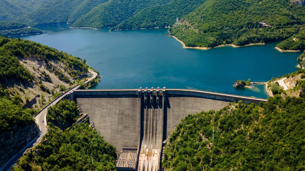 Krichim dam and lake in Plovdiv, Bulgaria, a low-tax jurisdiction in the EU attracting companies with its 10% corporate income tax