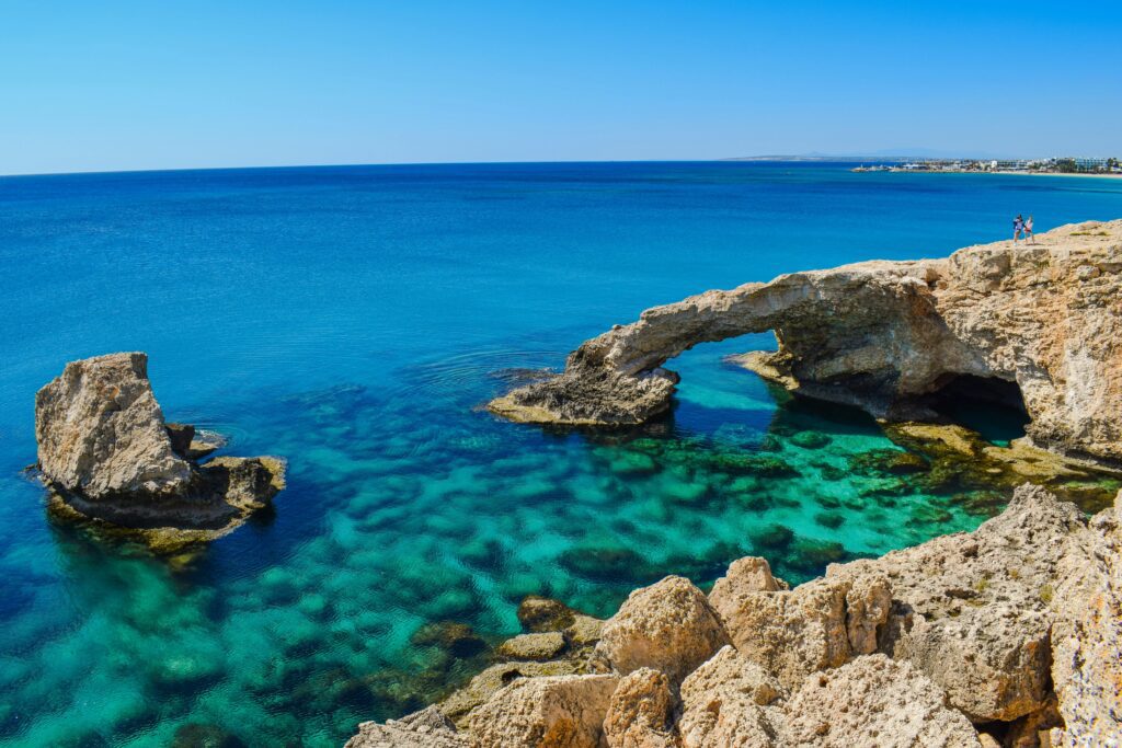 Scenic coastline of Cyprus, a popular low-tax jurisdiction in Europe for company incorporation and international tax planning