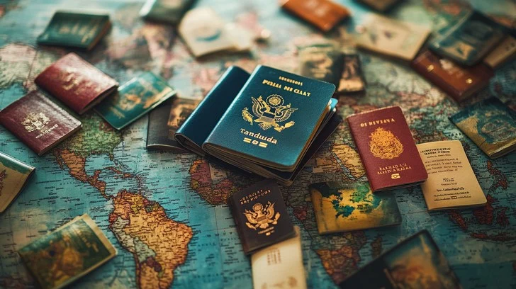 Multiple Passports on World Map – Best Citizenship by Investment Programs